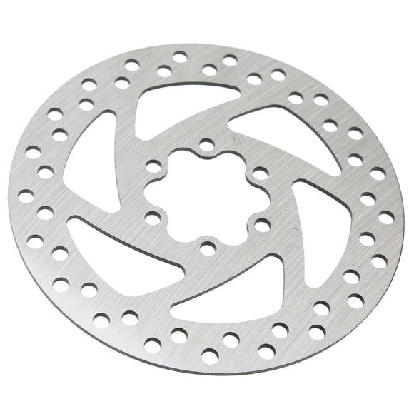 Disco de freno de scooter eléctrico de 140 mm Disco de freno de 6 orificios de acero inoxidable con 6 tornillos para modificación de scooter eléctrico