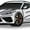 White, variant on 2020 Chevrolet Corvette Enamel Pin - C8 Lapel Pin - Officially Licensed by GM Black