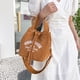 thumbnail image 4 of Bolso de pana para mujer bolso con correa ajustable bolso informal para chica, 4 of 9