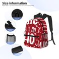 thumbnail image 3 of Balery Ho Pattern Funny Christmas Mochila para Mujeres y Hombres, Mochila Ligera Casual para Viajes, Mochila Clásica Básica para la Universidad, 3 of 6