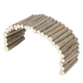 thumbnail image 3 of Hamster Wood Hideout Mouse Rodents Wooden Door Fence Bridge Ladder Chew Toys,Rat Natural Hideout Ladder, 3 of 8