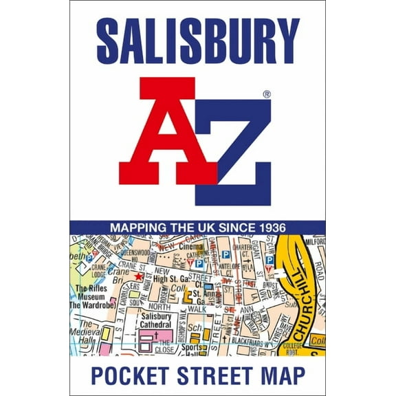Salisbury A-Z Pocket Street Map (Sheet map, folded)