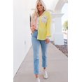 thumbnail image 4 of ABPHQTO Chaqueta camisera multicolor con botones y bolsillos con bloque de color para mujer con capucha, 4 of 5