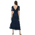 thumbnail image 2 of Dorothy Perkins - Vestido Midi de Gasa para Mujer (Marino), 2 of 4