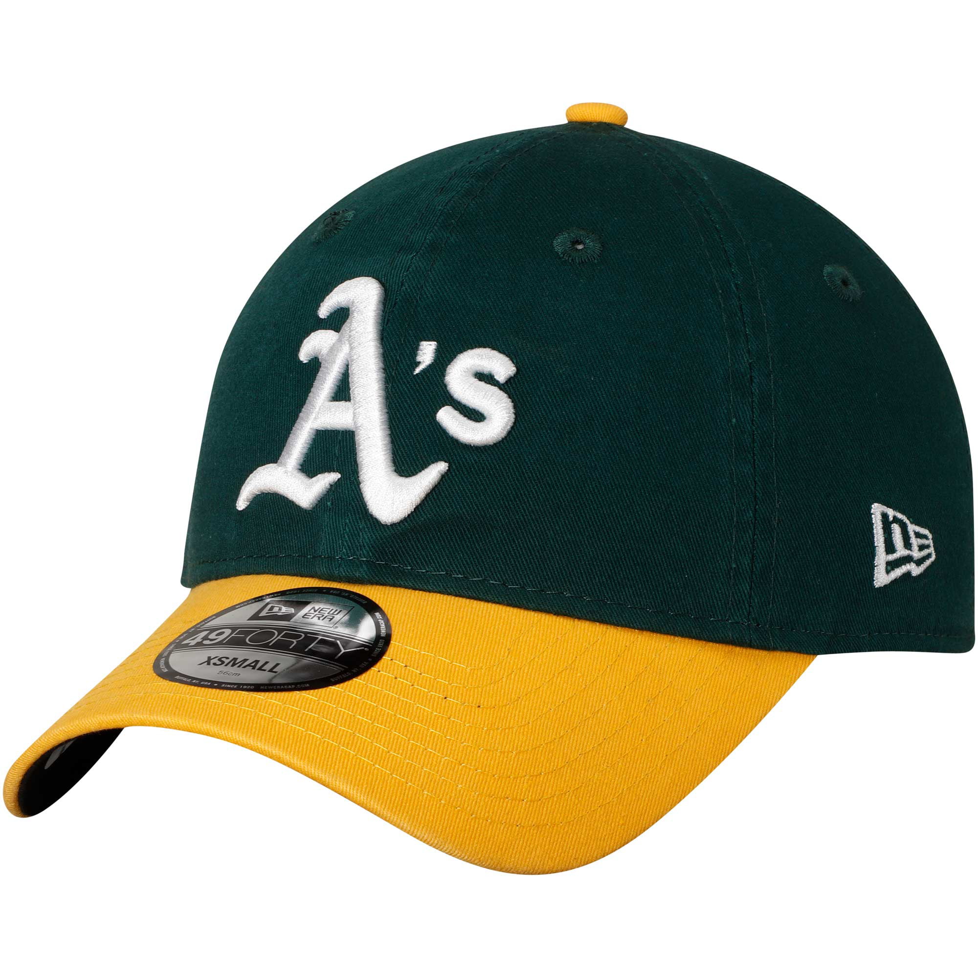 Oakland Athletics New Era Core Fit Replica 49FORTY Fitted Hat - Green