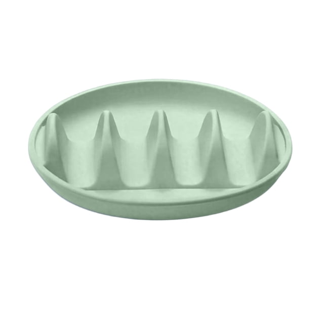 Innovative Silicone Divided Plate for Kids Non-Slip, Microwave & Dishwasher Safe, BPA-Free, Blue