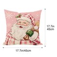 thumbnail image 3 of Christmas Printed Pillow Covers Festive Xmas Throw Cushion Cases Winter Decoration, 3 of 7