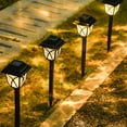 thumbnail image 3 of Sunjoy Tech 2Pcs Outdoor Solar Lights IP65 Waterproof No Wiring Required Automatic Charging with Light Sensor Outdoor Landscape Lighting Solar Lamps Garden Supplies, 3 of 8