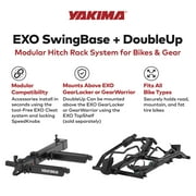 Yakima EXO SwingBase 2 Hitch Base Rack Storage System with EXO DoubleUp