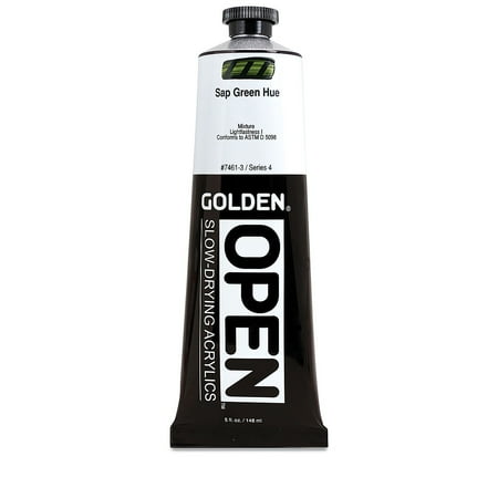 UPC: 0738797746138 | Golden 0007461-3 5Oz Open Acrylic Color Paint – Sap Green Hue