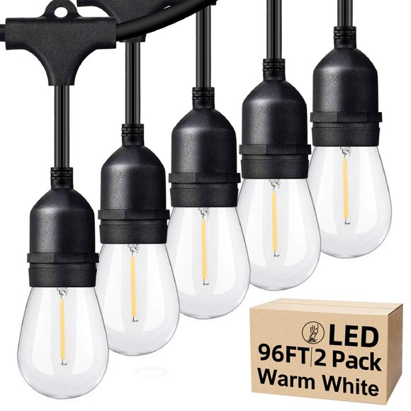 Luces de cadena para exterior Lakumu 29 m LED regulables e impermeables