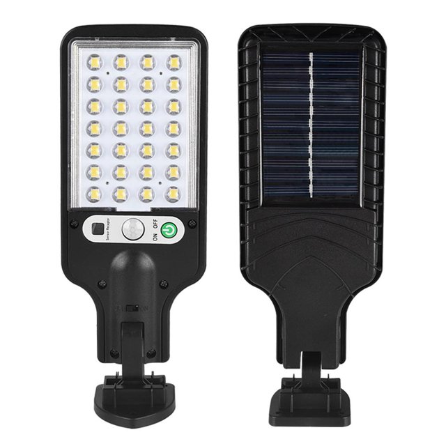 4uds. Lámpara de pared exterior con energía solar, sensor de movimiento de 3 modos para jardín y patio (28SMD)