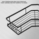 thumbnail image 4 of Estantería de esquina de pared, rack de almacenamiento sin taladrar, estantería de pared multifuncional, estantería de esquina de cocina, estantería de esquina de baño, diseño de 2 niveles,, 4 of 8