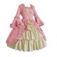 thumbnail image 1 of Jumpingount Vestido Lolita fácil de usar - Materiales para disfraz de cosplay Vestido medieval Vestido gótico Vestidos de Halloween Maid rosa M Type2 NO2, 1 of 5