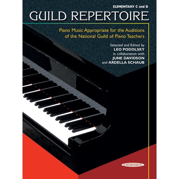 Pre-Owned Summy-Birchard Edition Guild Repertoire -- Piano Music Appropriate for the Auditions of the National Guild of Piano Teachers: Elementary C &, (Paperback)