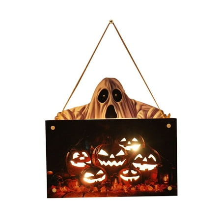 

Halloween House Sign Hanging Atmosphere Festival Wall Craft Decoration Pendant