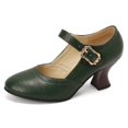 thumbnail image 2 of Mary Jane High Heels Ankle Slingback Dress Shoes for Women Party Dating with Buckle Strap, 2 of 9