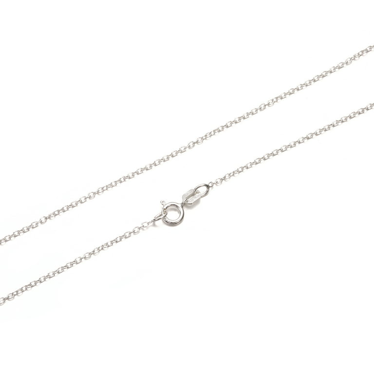 Sterling Silver Chain Necklace Chain For Women Girls Cable Chain