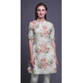 thumbnail image 3 of Bimba Printed Kurtis For Women Short Kurti For Girls Straight Tunic Tops, 3 of 6