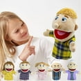 thumbnail image 2 of Family Hand Puppets,Puppets For Kids Role Paly Family Members 13.4, 2 of 4