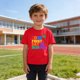 thumbnail image 5 of Camiseta de Manga Corta Linda para Niños Unisex Gráfica Tee de la Escuela de la Temporada, Camisetas de Manga Corta para Niñas, 5 of 9