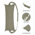 thumbnail image 4 of Uxcell Almohadas de Chaise al Aire Libre, Resistente al Agua con Correa Elástica Ajustable para Silla, Gris Oscuro, 4 of 7