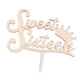 thumbnail image 4 of Sweet Sixteen Cake Topper Happy 16th Birthday Decoración Rústica De Para Pasteles Soledad Sweet Sixteen Cake Topper, 4 of 10