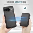 thumbnail image 2 of AQWAL-Case for Google Pixel 9/9 Pro 2024,Detachable Magnetic Wallet Case with RFID Blocking Card Cash Slot Cover Support Wireless Charging Functional Kickstand for Google 9/9 Pro (Black), 2 of 4