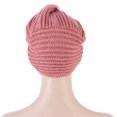 thumbnail image 6 of Cheers.US Turban Hat Solid Color Bohemian Elastic Comfortable Acrylic Fiber Women Knitted Indian Head Wrap for Outdoor, 6 of 9