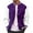 Purple, variant on Men's Fashion Varsity Jacket Causal Slim Fit Cotton Letterman Baseball Bomber Jackets Purple 3XL