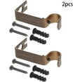 thumbnail image 3 of AVEKI 2Pcs Support de Tige de Rideau, Fer Support Unique Support Ou Crochets de Tige de Rideau pour Rideaux Ajustement Décoratif pour 13-16mm Tige Bronze 0601M, 3 of 8