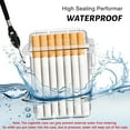 thumbnail image 3 of Transparent Cigarette Case, Flip Open Holders Waterproof Box, 20 Capacity for Regular/King Size 85mm Holder, Full Pack Cigarette Holder with Hanging Ring and Rope for Candy Case, Key Case, 3 of 8