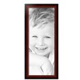 thumbnail image 2 of ArtToFrames 11" x 28" Honors Mahogany with Black Picture Frame, 11x28 inch Brown Wood Poster Frame (WOM-5154),  Pack, 2 of 7