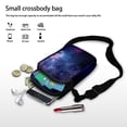 thumbnail image 4 of HELLHERO Zipper Closed Polyester Women Shoulder Bag Men, Women 4.33"x1.97"x7.09" Galaxy, 4 of 4