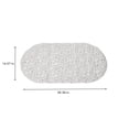 thumbnail image 5 of Bath Bliss Natural Plant Based Material Bathmat in White, 5 of 5