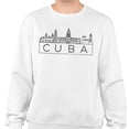 thumbnail image 2 of Skyline Cuba Sweatshirt Unisex 3X-Large White, 2 of 5