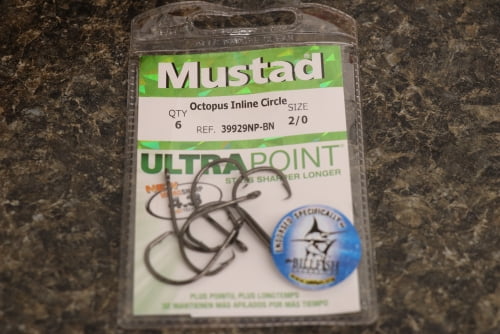 Details about   50 Mustad 3498 AD Duratin Size 1/0 Pacific Bass Saltwater Fish Hooks