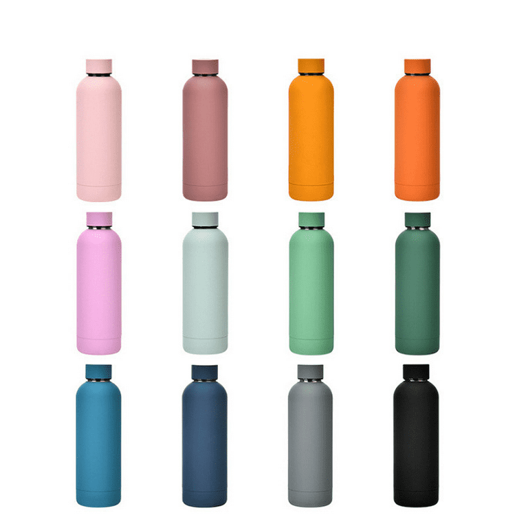 1pc 16oz 500ml Sports Water Bottle - H410 Stainless Steel Vacuum Insulated  Flask Leak-proof - Double Wall Insulated, 24-hour Keeping Warm, 18-hour  Keeping Cold, With Silicone Handle, Stainless Steel Coffee Travel Mug
