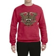 thumbnail image 2 of Wild Bobby, Biker Til I Die Live to Ride Motorcycle Cars and Trucks Unisex Crewneck Graphic Sweatshirt, Vintage Heather Red, Large, 2 of 3