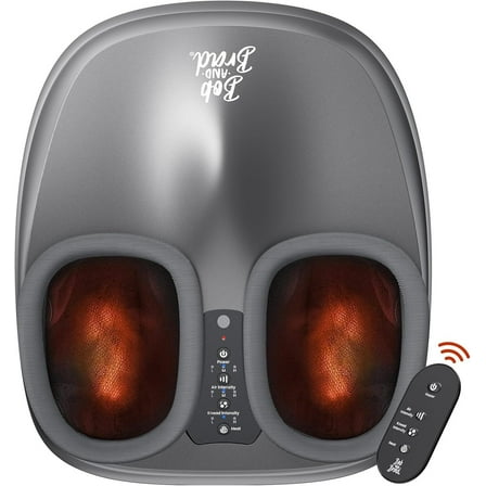 BOB AND BRAD Lite Foot Massager with Remote Shiatsu Deep Kneading Relaxation 12"