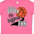 thumbnail image 4 of Inktastic Little Sister and Biggest Fan Basketball Player Girls Toddler T-Shirt, 4 of 5