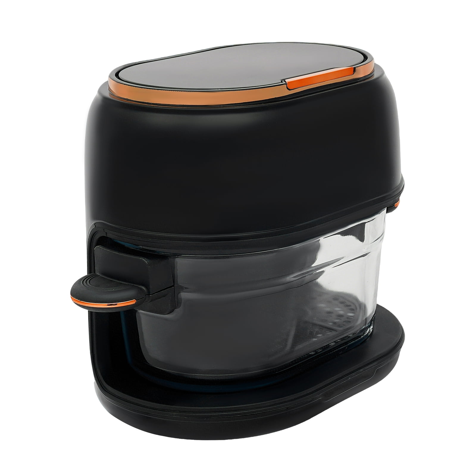 Black Borosilicate Glass 29x22x29cm Multifunctional Air Fryer With Touch Screen 4L American Standard Visual Fryer