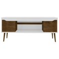 thumbnail image 5 of Manhattan Comfort Bradley Wood TV Stand for TVs up to 60" in White/Brown, 5 of 5