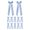 Light blue, variant on 12Pcs Wedding Bowknot Ornament Adhesive Ribbon Bowknot For Candlestick Wedding Table Centerpieces Art Packaging