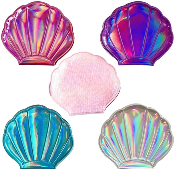 espejos de maquillaje portátiles, pequeños espejos de mano, espejos de viaje multifunción, accesorio de viaje.