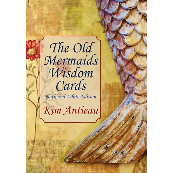 The Old Mermaids Wisdom Cards: Black and White Edition, (Paperback)