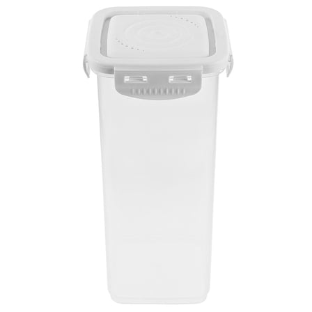 MERRYHAPY Clear Yogurt Storage Containers with White PP Lids, Multi-Functional Sealed Kitchen Food Boxes