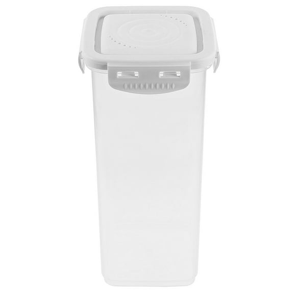 MERRYHAPY Clear Yogurt Storage Containers with White PP Lids, Multi-Functional Sealed Kitchen Food Boxes