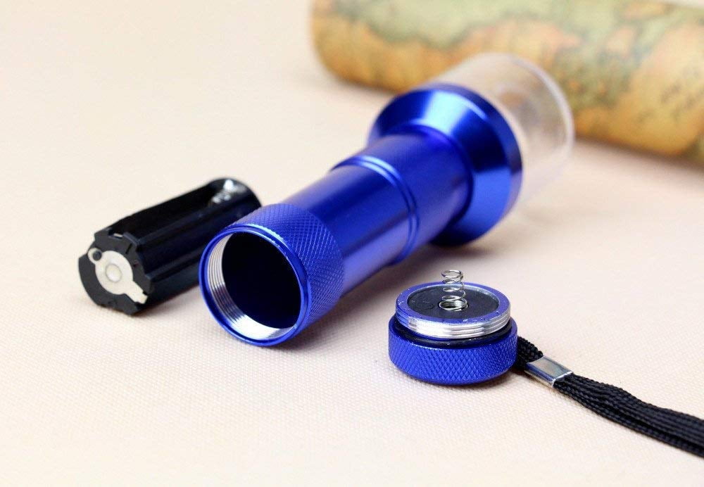 Blue Electronic Herb Tobacco Grinder Rechargeable Battery USB SHIPS USA 