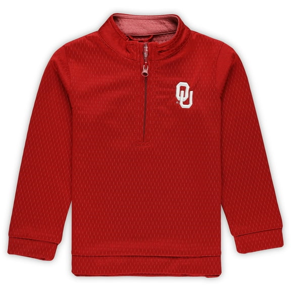 Toddler Garb Crimson Oklahoma Sooners Sterling Quarter-Zip Pullover
